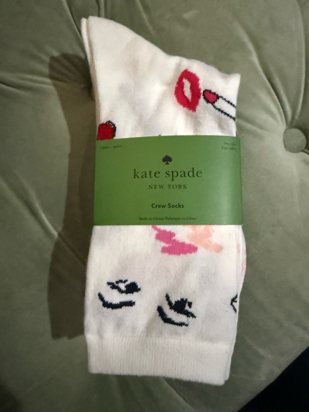 Kate Spade Crew Socks 3 Pack